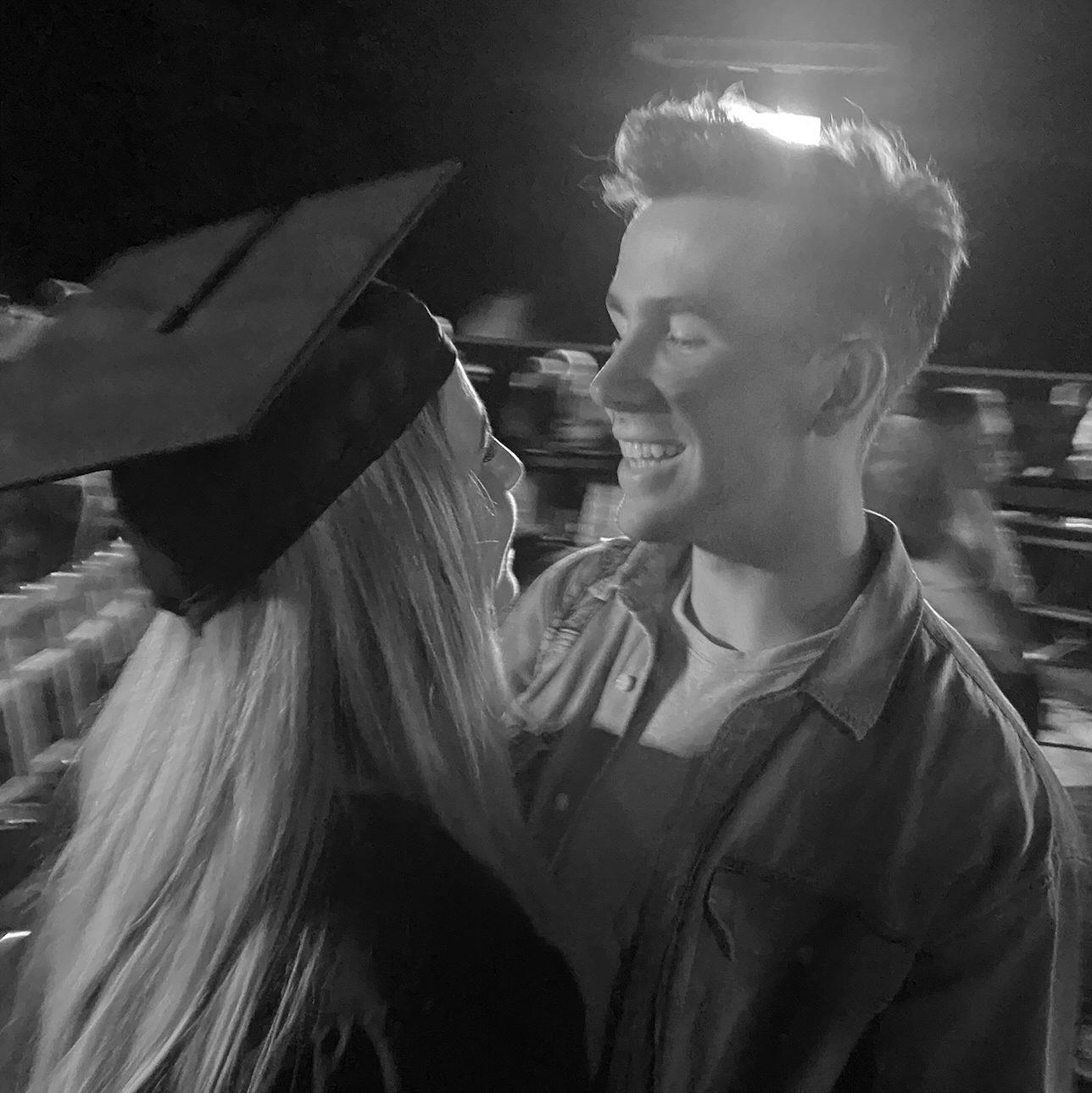 GRADUATED COLLEGE = LONG DISTANCE OVER