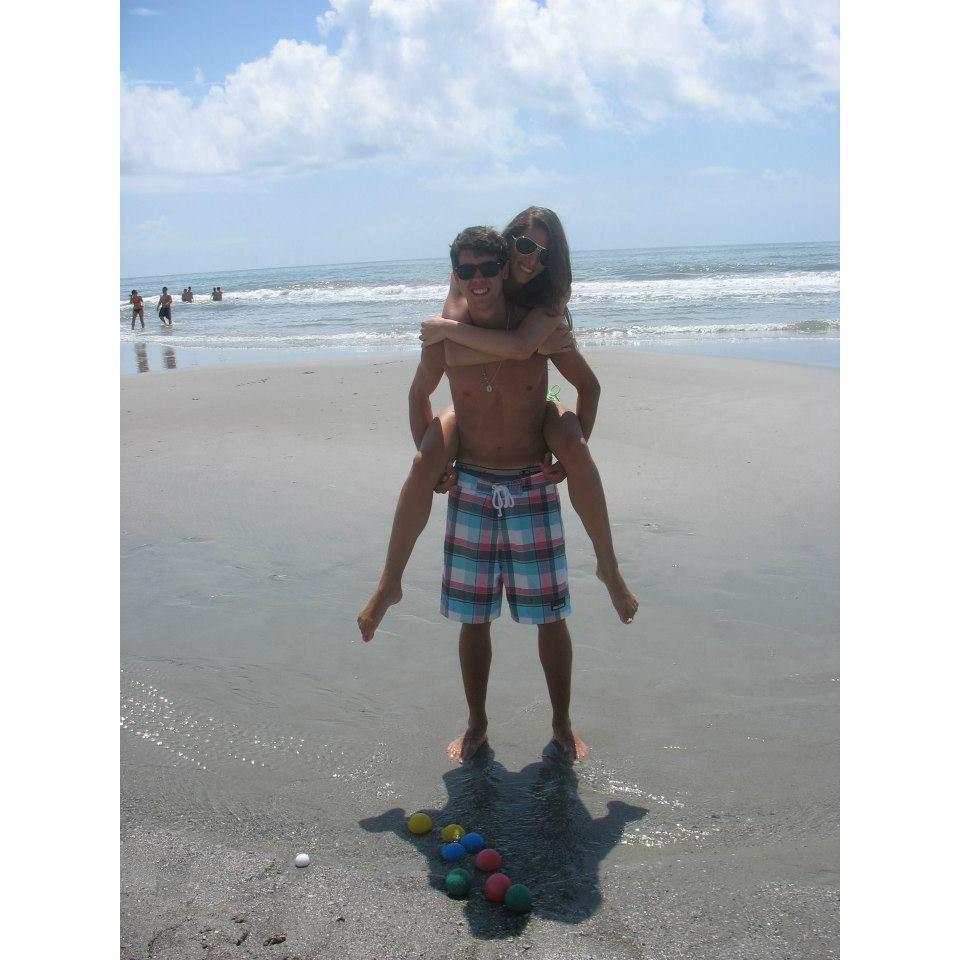 Our first beach vacation together after Sophomore year at Myrtle Beach 2013!