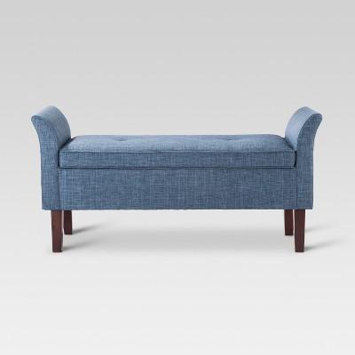 Storage Settee Bench - Threshold™ (Indigo)