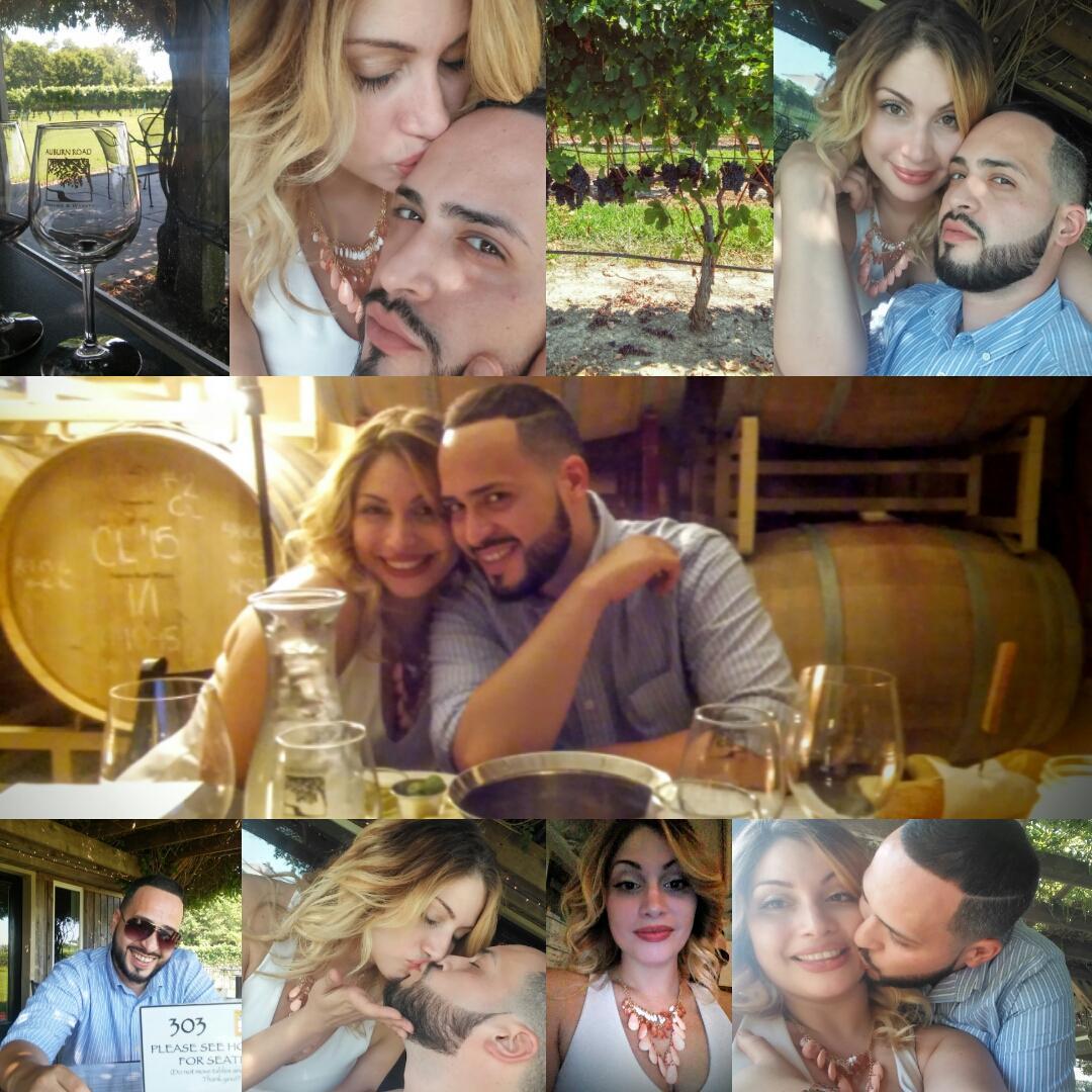 My 2 favorite things...my love and wine at Auburn Road Vineyard, NJ