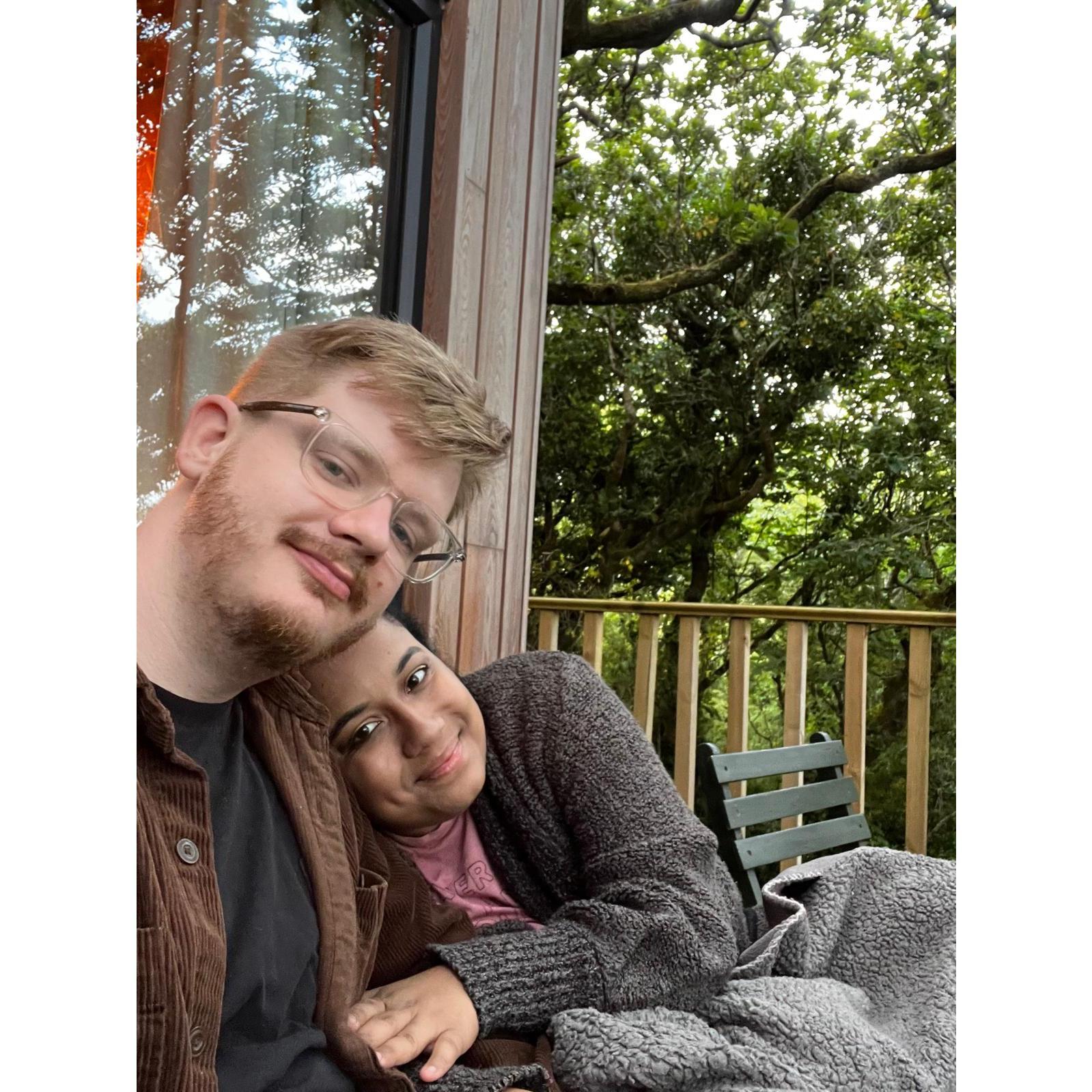 A weekend getaway in Cornwall. We stayed in a treehouse!