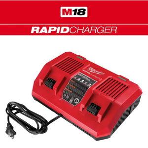 M18 18-Volt Lithium-Ion Dual Bay Rapid Battery Charger