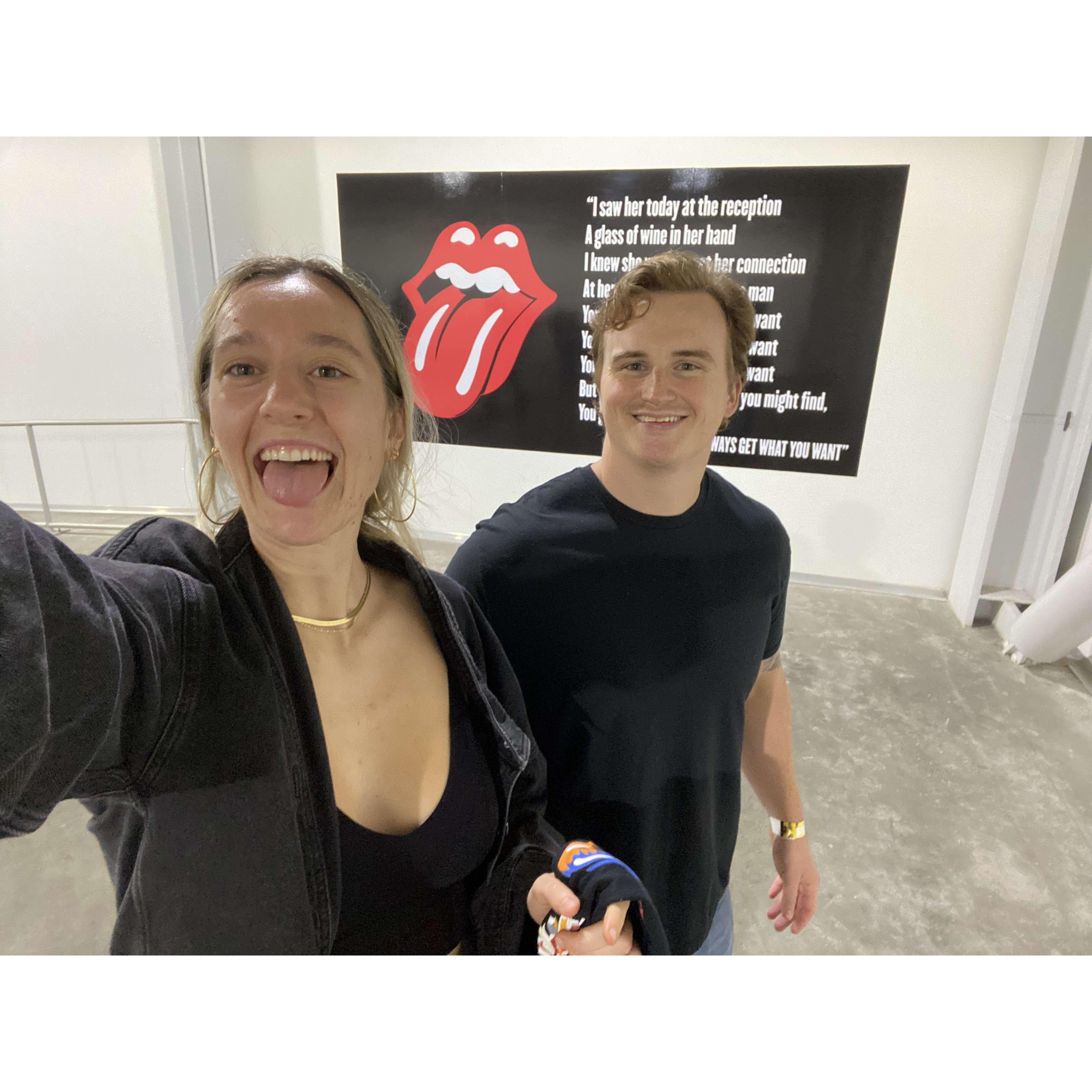 At a Rolling Stones Concert