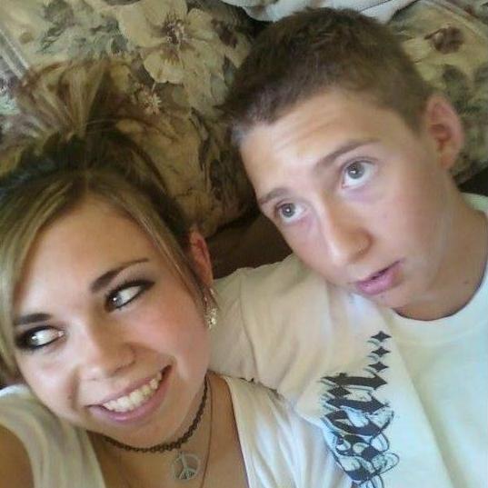 One of our first selfies the first time hanging out at his house. Why are we so cute! 2010