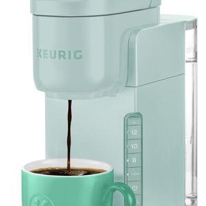 Keurig K-Express Single Serve K-Cup Pod Coffee Maker, 3 Brew Sizes, Strong Button Feature, 42oz Removable Reservoir, Mint