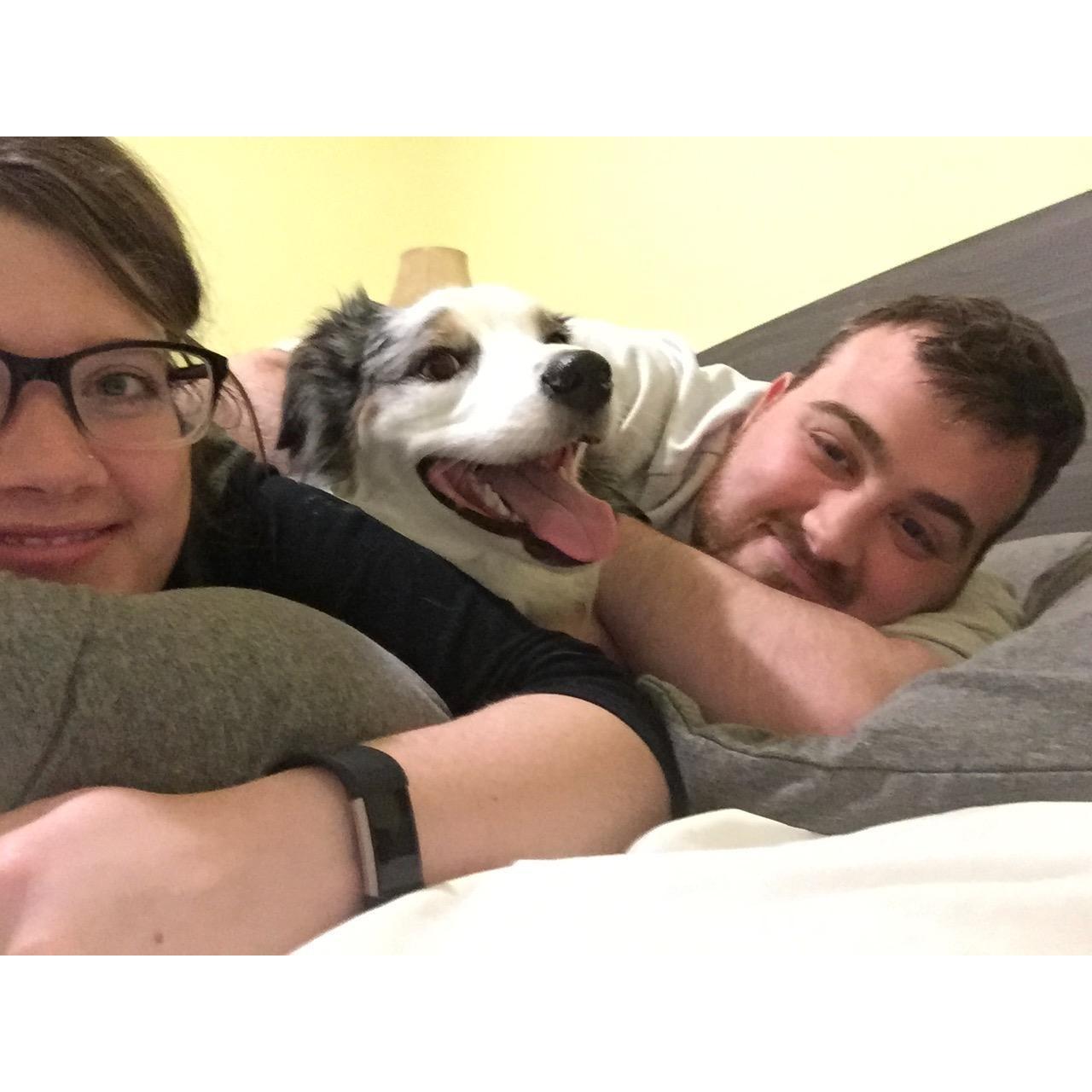 Before we were a family of four!