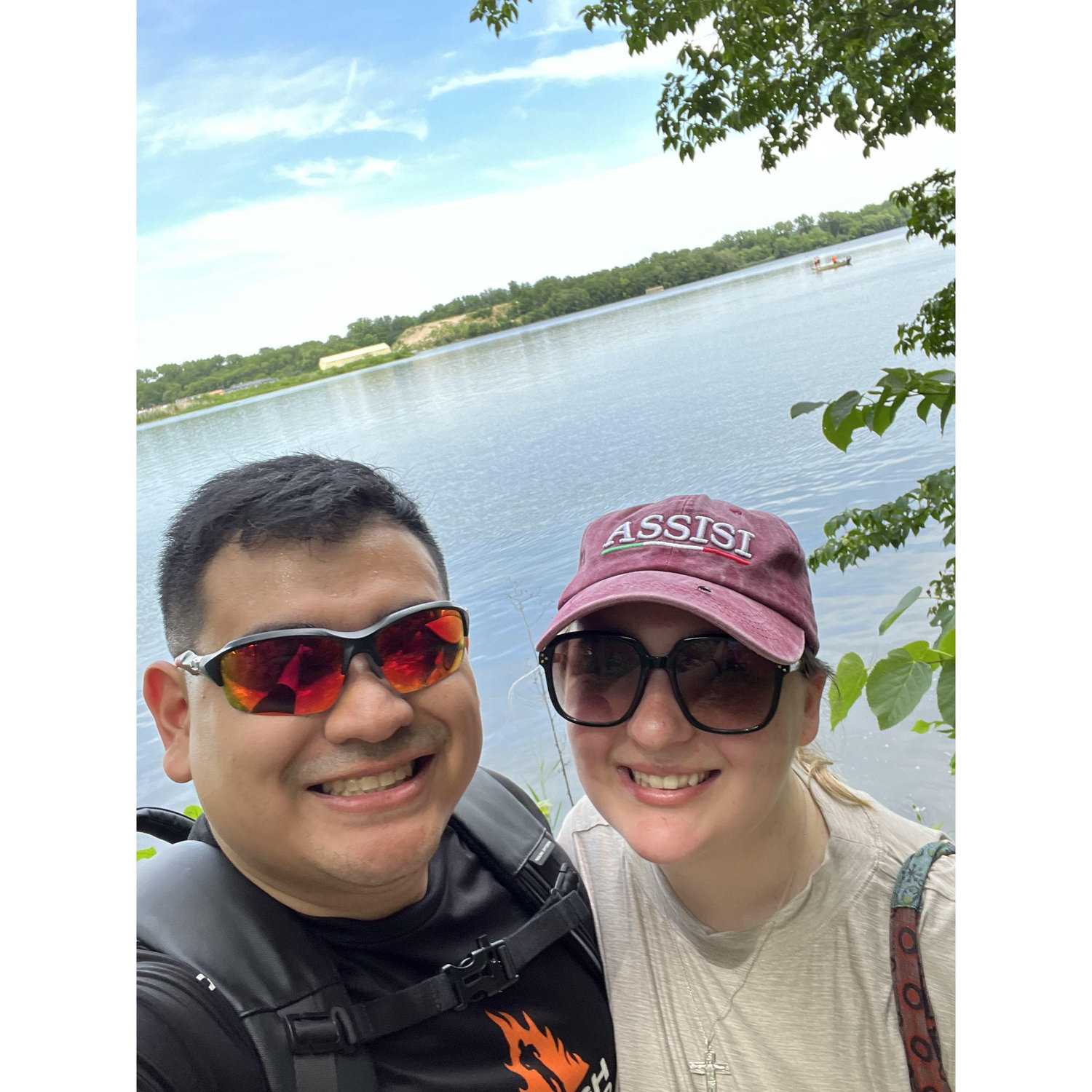 Exploring and being active is one of their favorite things to do when spending time together.