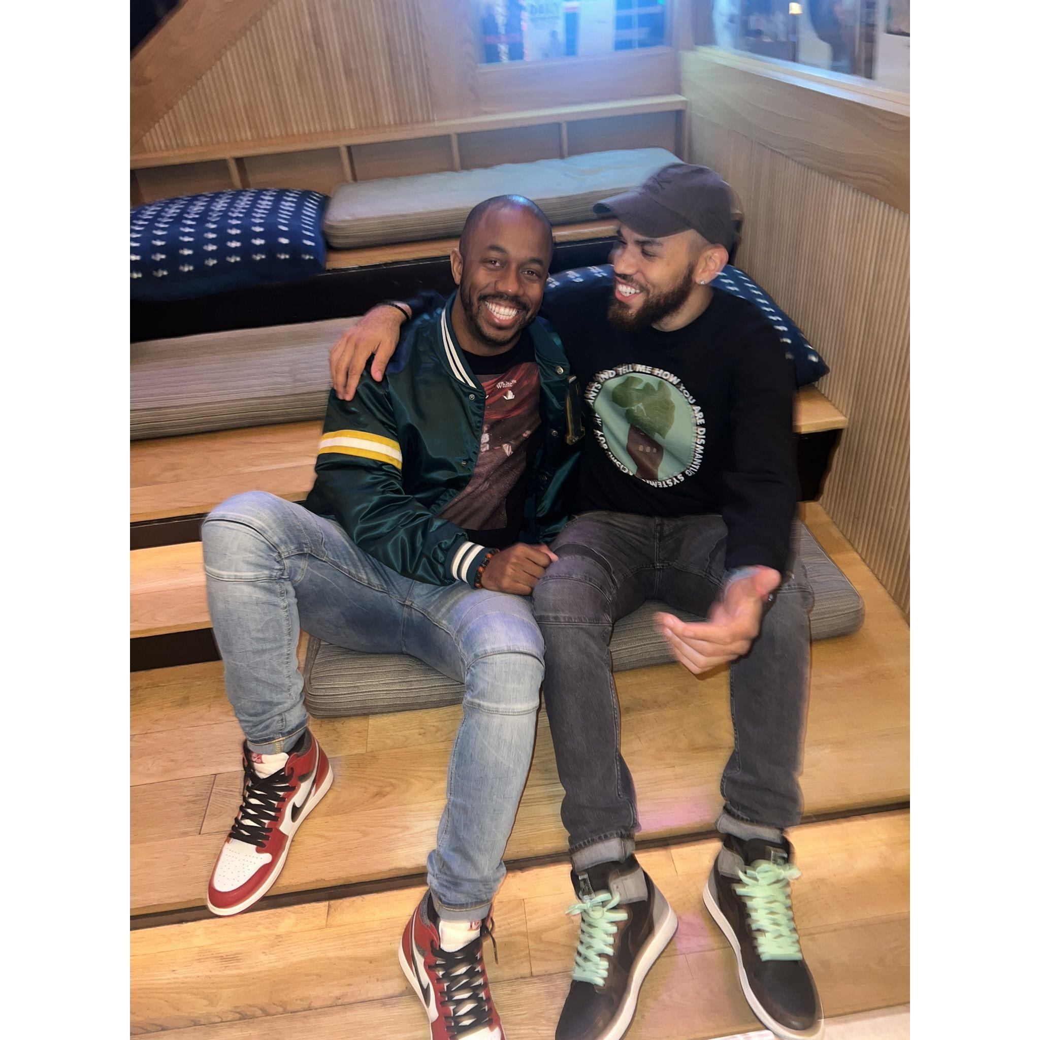 Looking cute in the Eaton Hotel, DC.