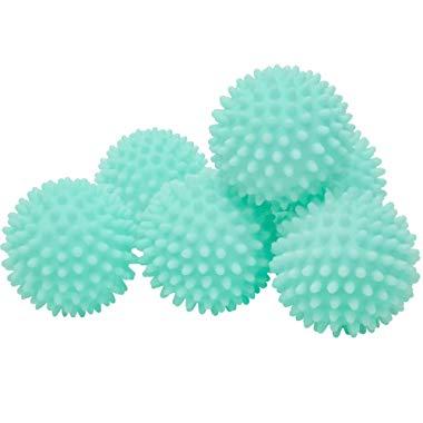 S&T INC. 534401 Reusable Dryer Balls - Blue, 6PK, 2.5-Inch