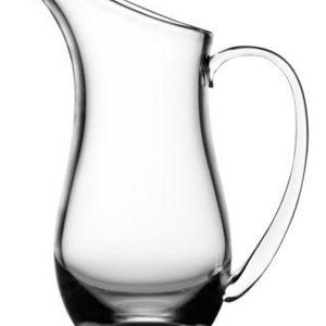Nambé Moderne 9" Glass Pitcher