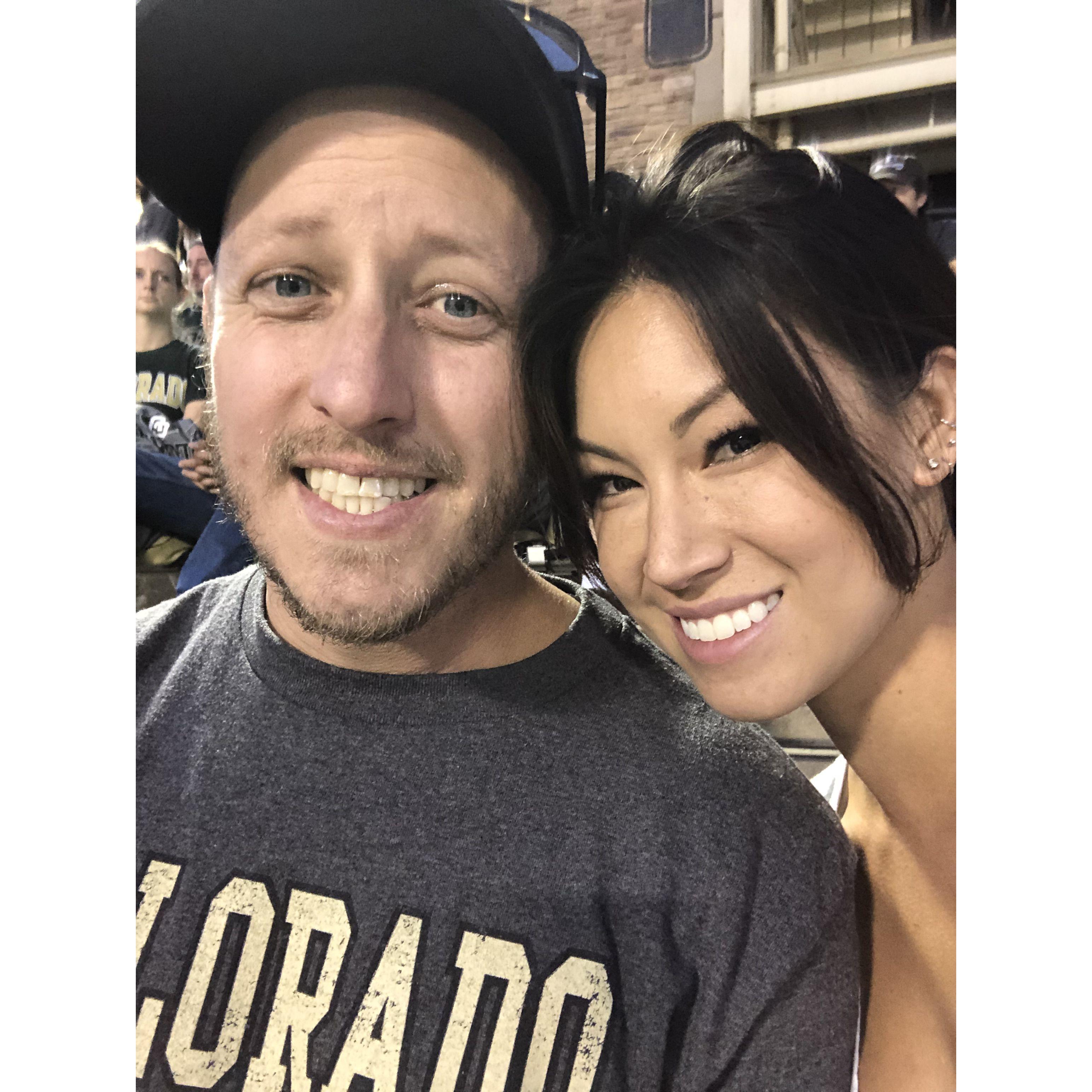 Got Daniel to go to Boulder... and see the Buffs play.