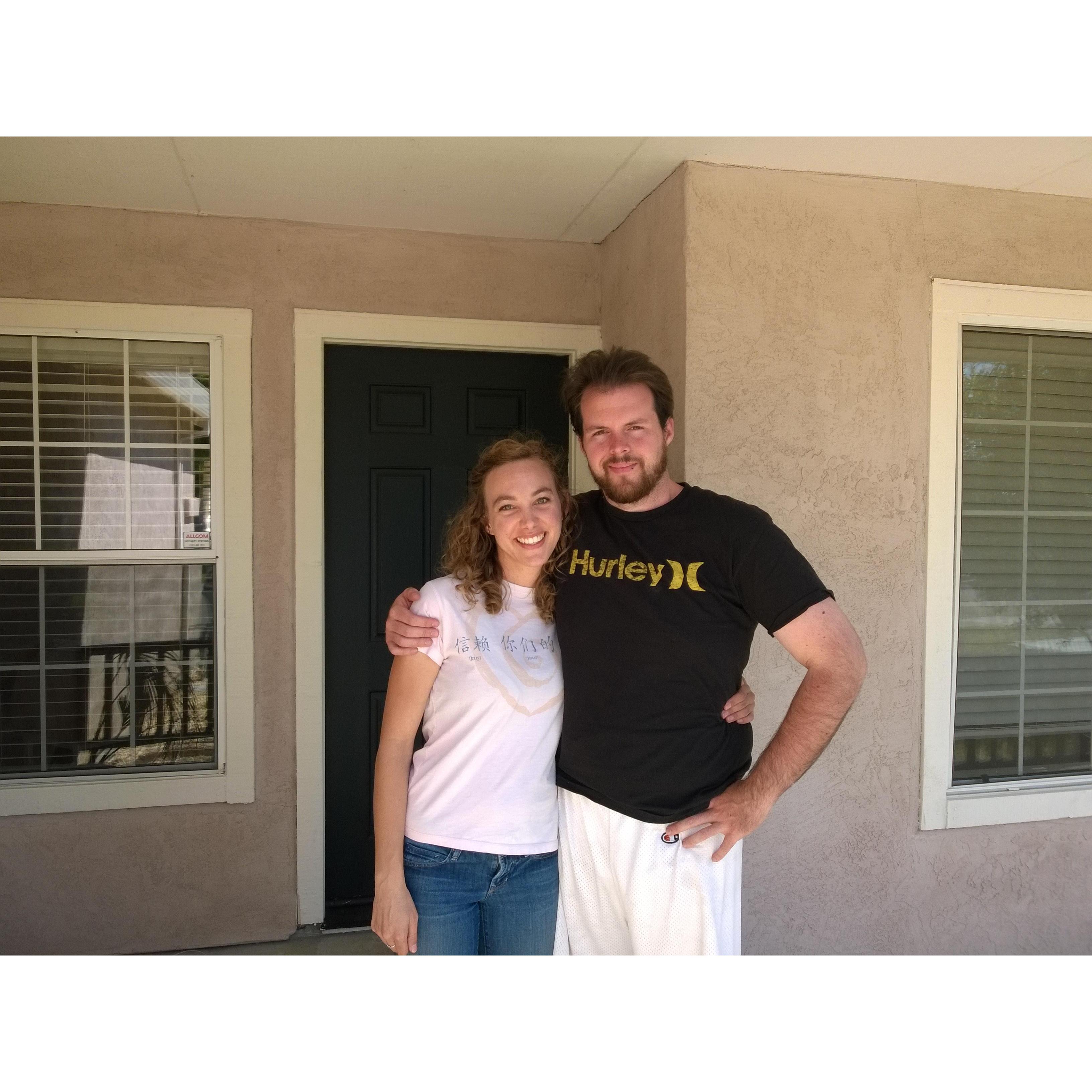 Move-in day in our first home!