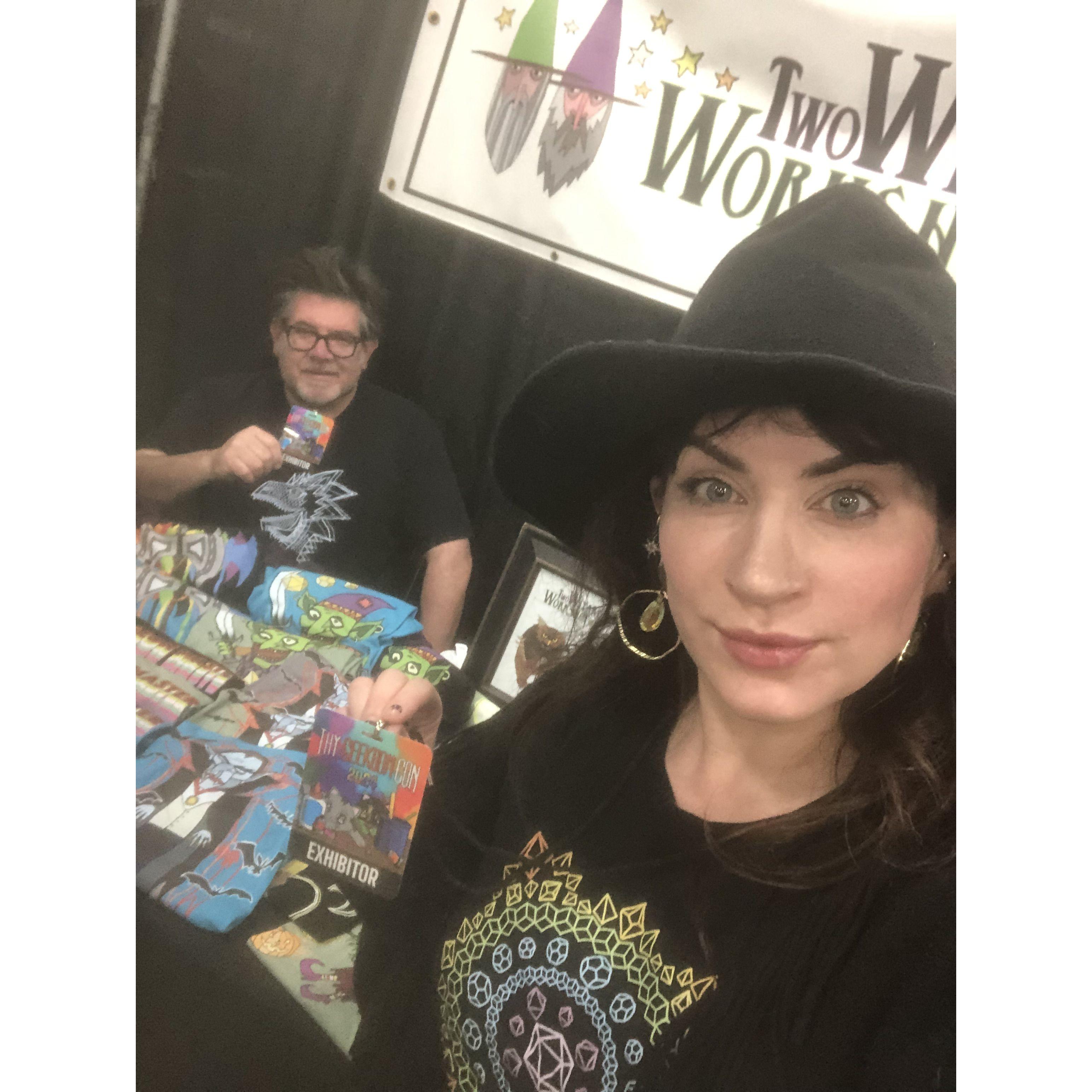 Two Wizards working a show