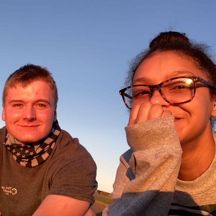 This was one of the first selfies we took together