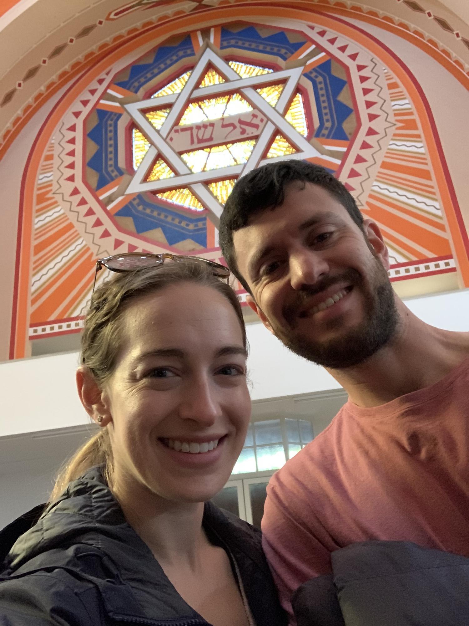 Visiting the grand synagogue in Tunis