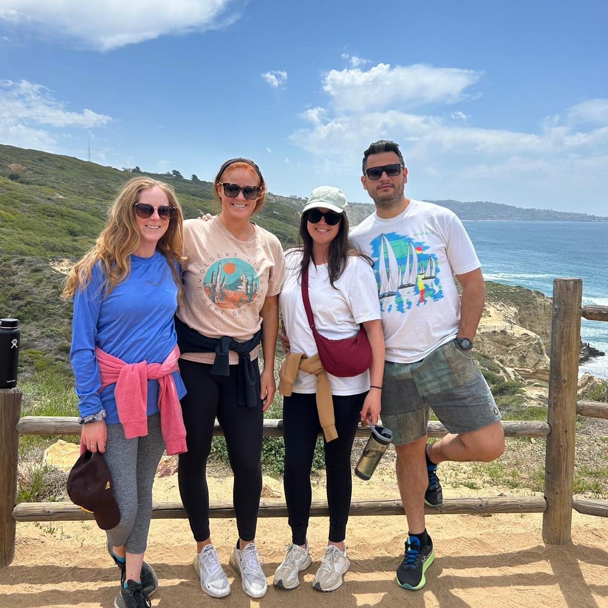Hiking Torrey Pines! Sukru meeting Janelle's best friend for the first time! It was a beautiful day and hike.