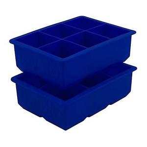 Tovolo® Silicone King Ice Cube Trays in Blue (Set of 2)