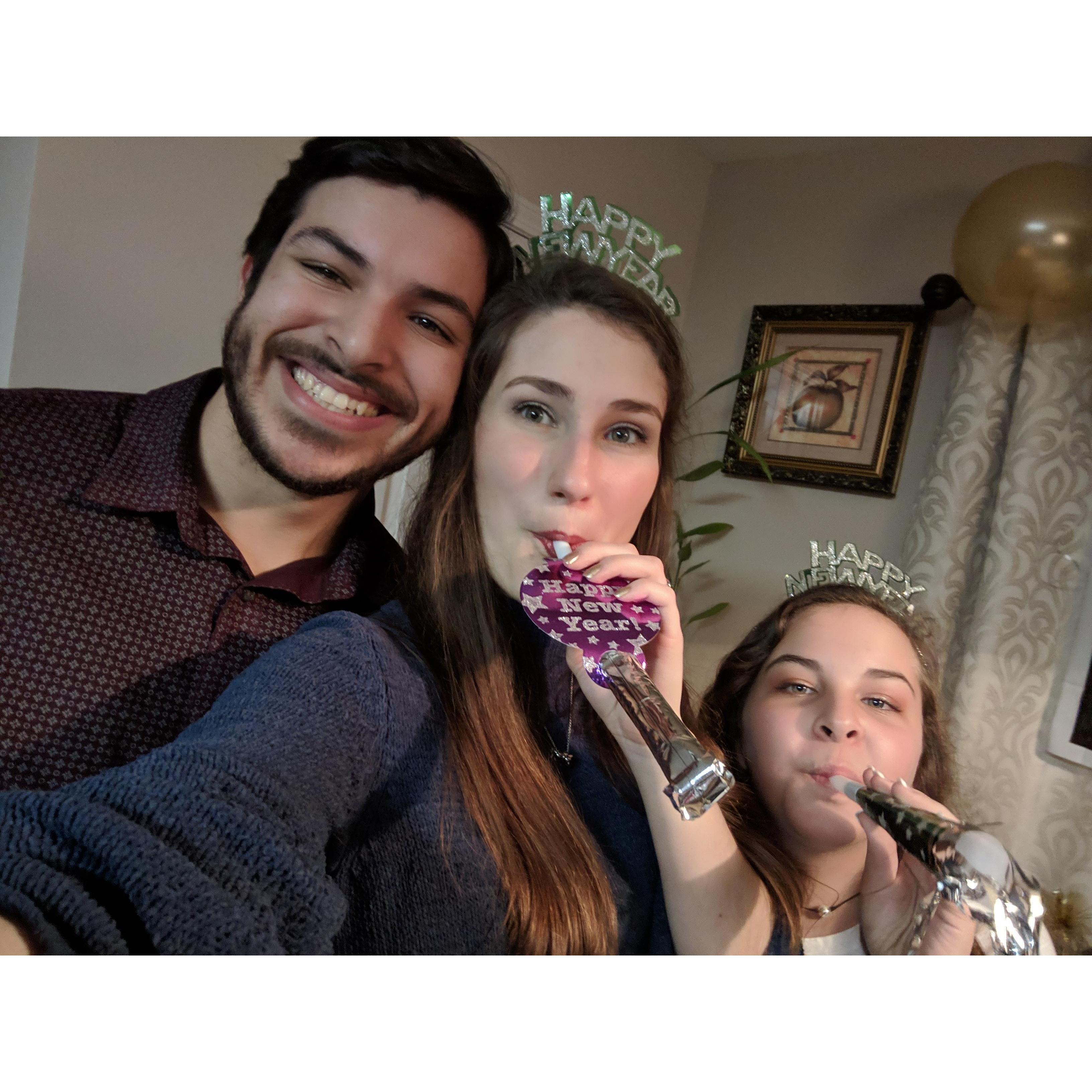 New Year's Eve 2018 in Atlanta, with bridesmaid Olivia
