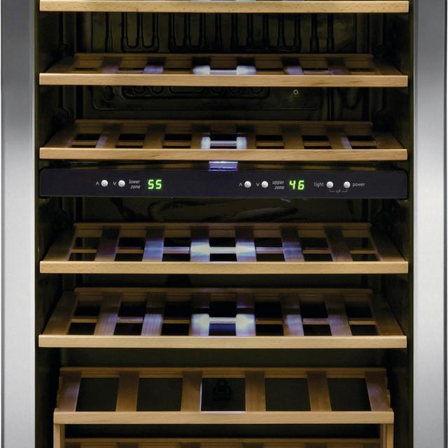Frigidaire - 45 Bottle Two-Zone Wine Cooler - Black