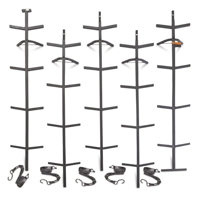 Guide Gear Full Step Climbing Stick Ladder for Tree Stands, Deer Hunting Gear and Accessories, Full Step, 25’