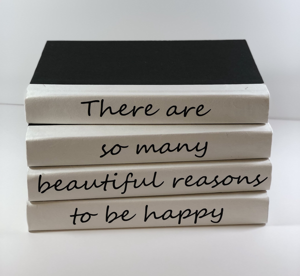 THERE ARE SO MANY BEAUTIFUL REASONS TO BE HAPPY | QUOTE BOOK SET