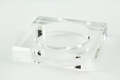 Tizo Designs Lucite Wine Bottle Coaster