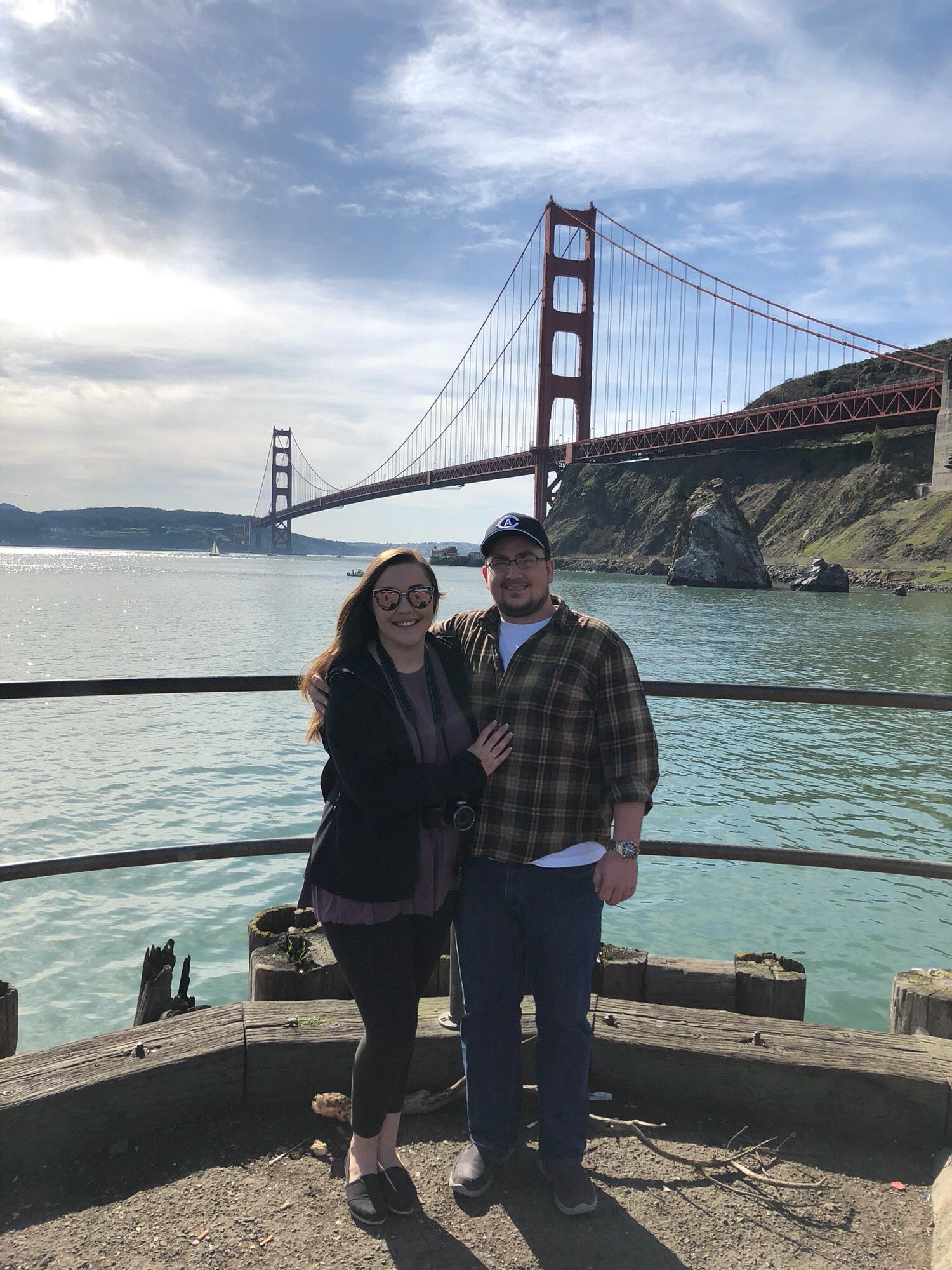 Saw the Golden Gate Bridge together
February 2018