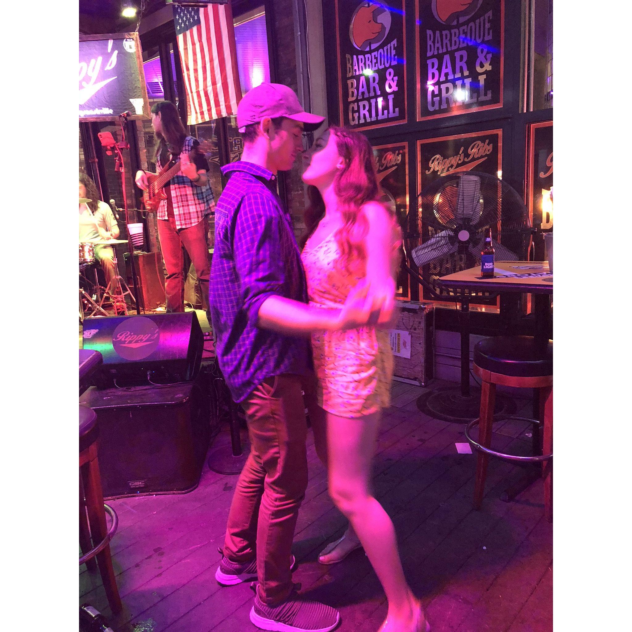 Celebrating Tegan's 21st birthday on Broadway