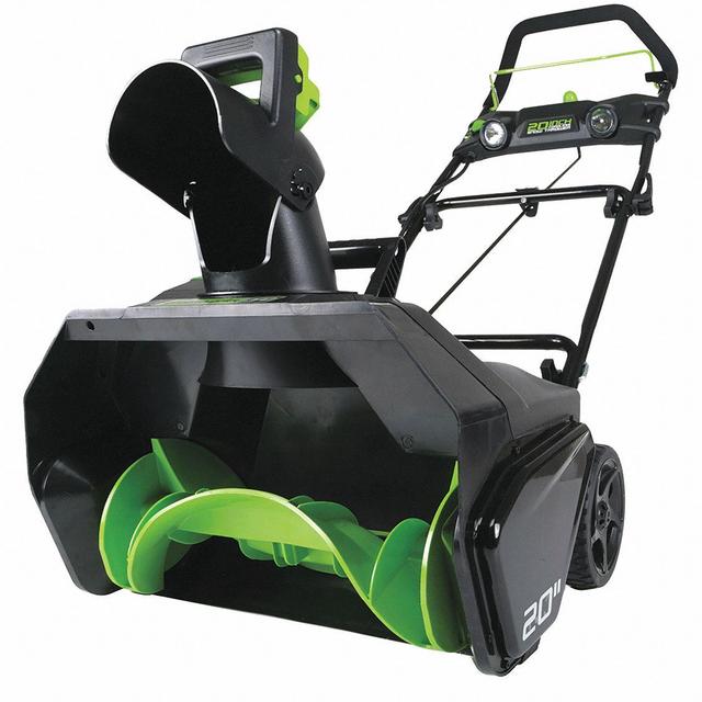 Snow Thrower, 20" Clearing Path, 7" Auger Diameter, 10" Inlet Height