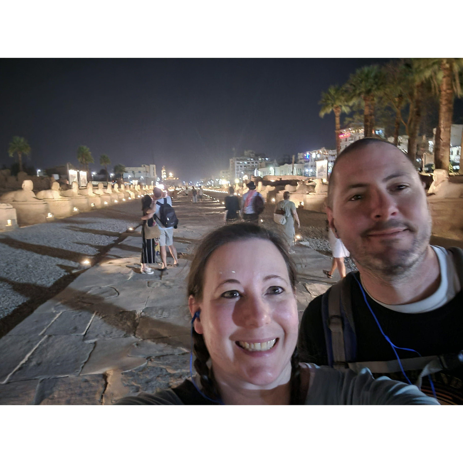 The Avene of the Pharaoh in Luxor, Egypt