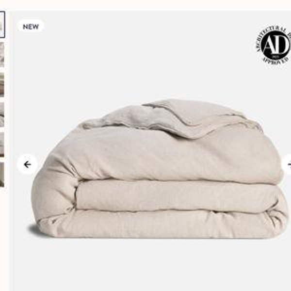 Duvet cover, Color Oat Chambray, Size King