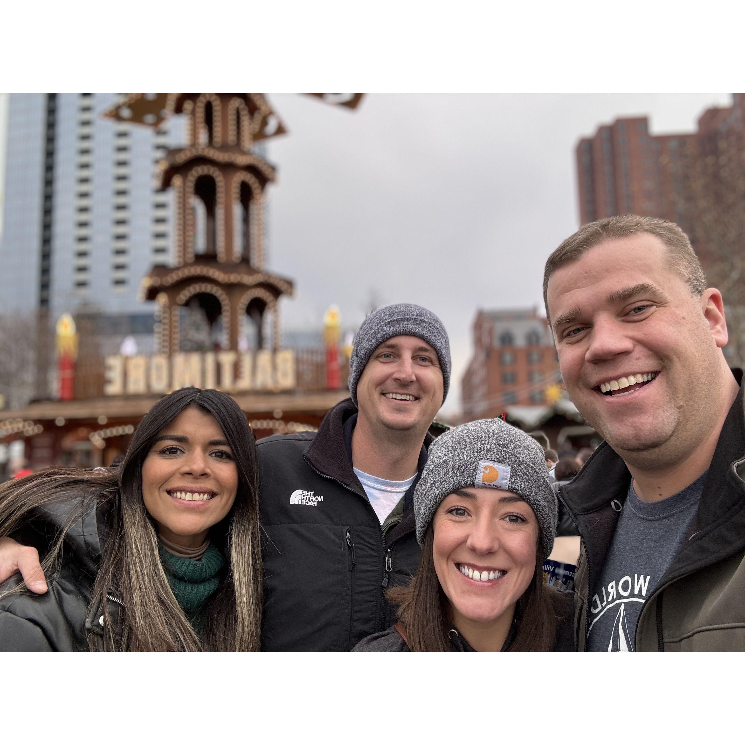 Christmastime in Baltimore is always a great time for visits!