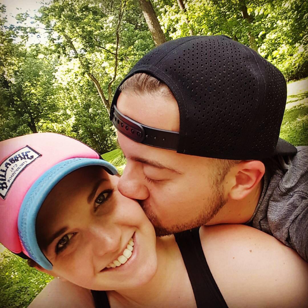 Taken on our first camping trip together.