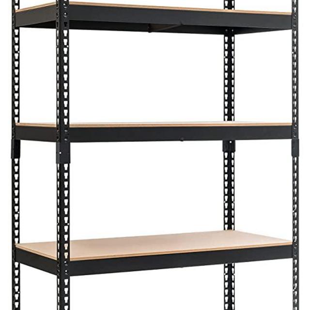 HOMEDANT Z-BEAM Heavy Duty Garage Storage, 5-Tier Adjustable Metal Shelving Unit Utility Rack Shelves Organization Multipurpose Shelf, Shed Warehouse Basement Industrial 39.8"W x 18.2"D x 71.3"H 1Pack