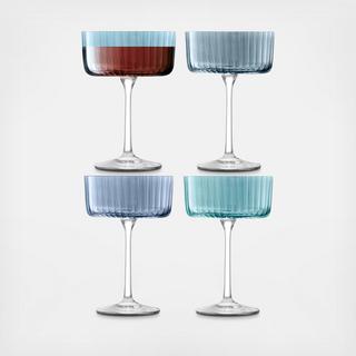 Gems Assorted Champagne/Cocktail Glass, Set of 4