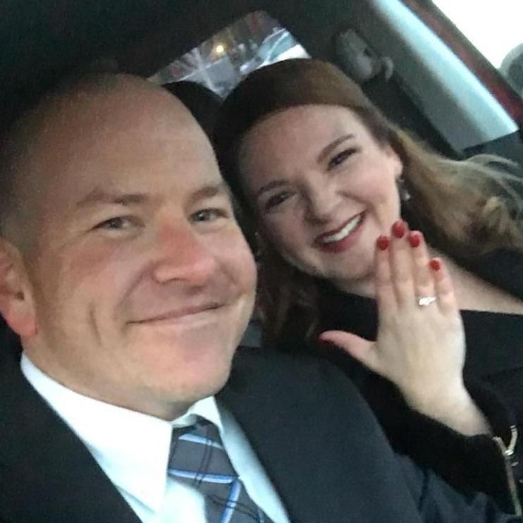 Right after he proposed!
