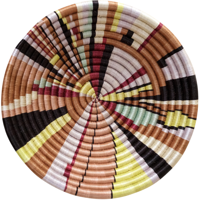 Multicolor Woven Bowl