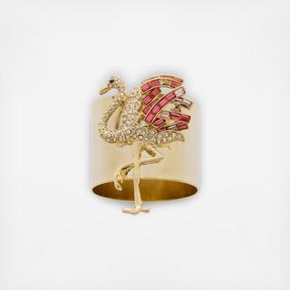 Flamingo Napkin Ring, Set of 2