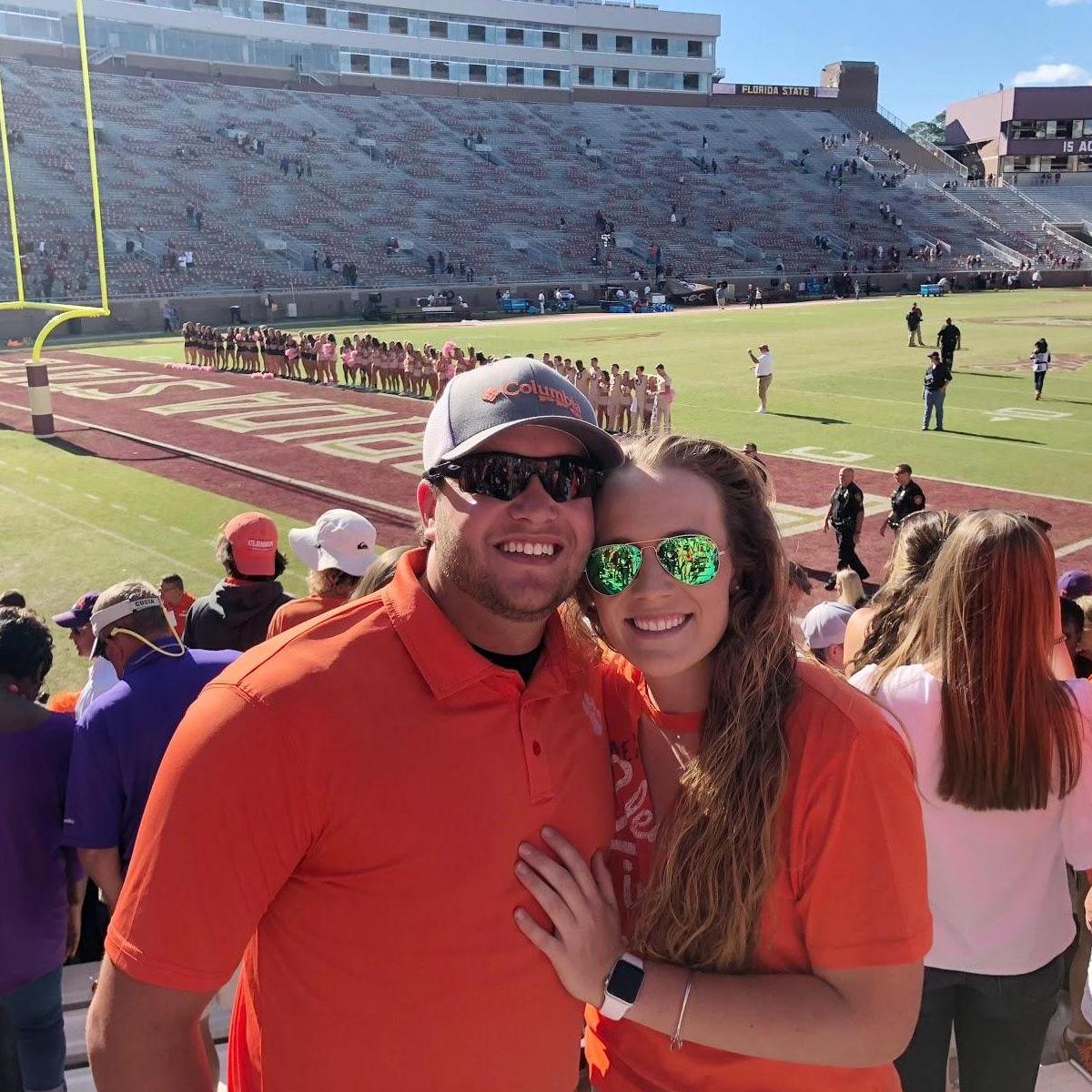 Go Tigers! Our first Clemson game.