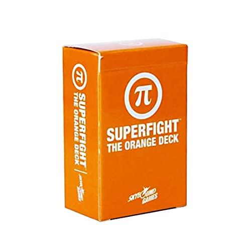 Superfight Orange Deck: 100 Nerdy Cards for the Game of Absurd Arguments | Expansion of Super Powers with Super Problems, for Kids Teens Adults, 3 or More Players Ages 8+