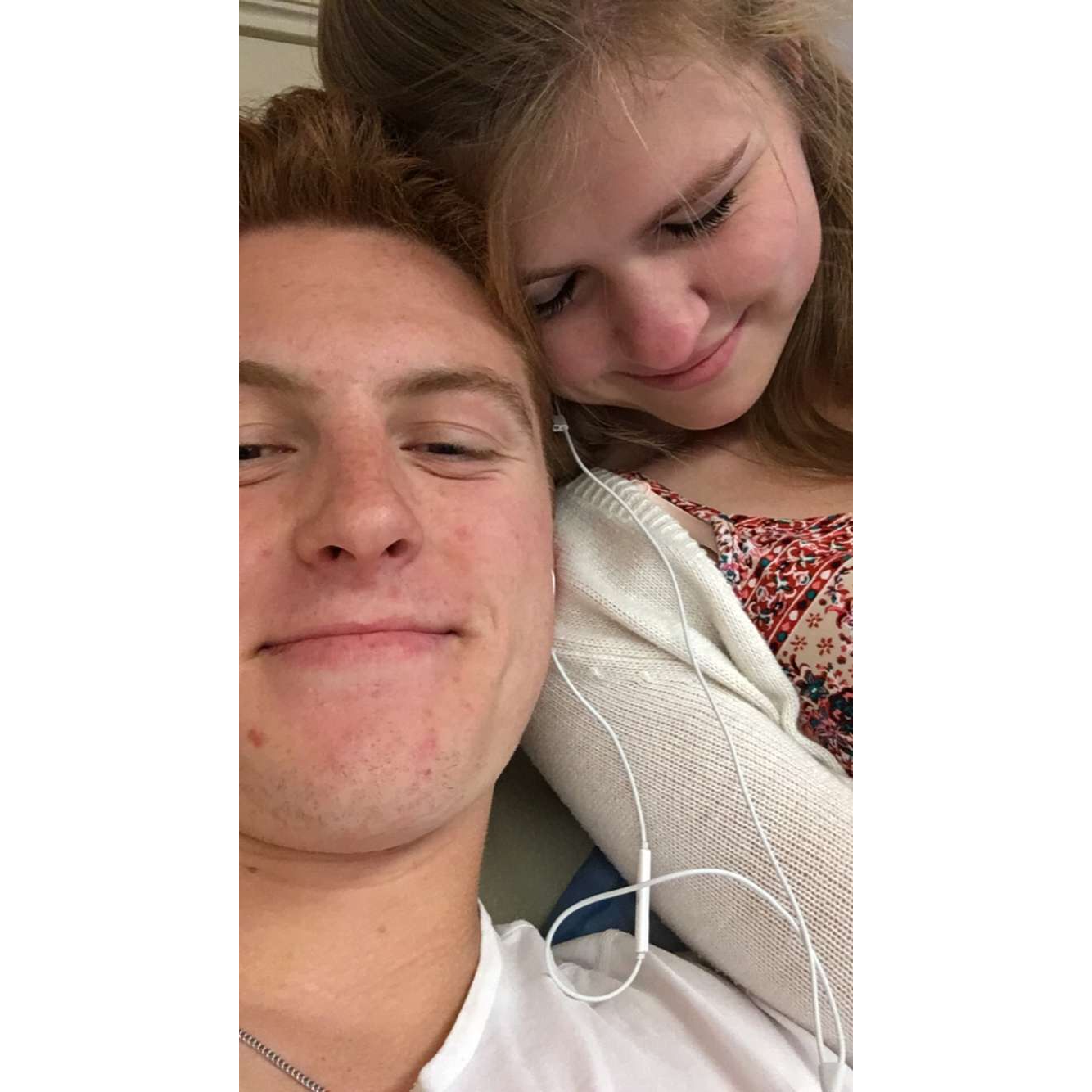 Our first picture together! 2017
