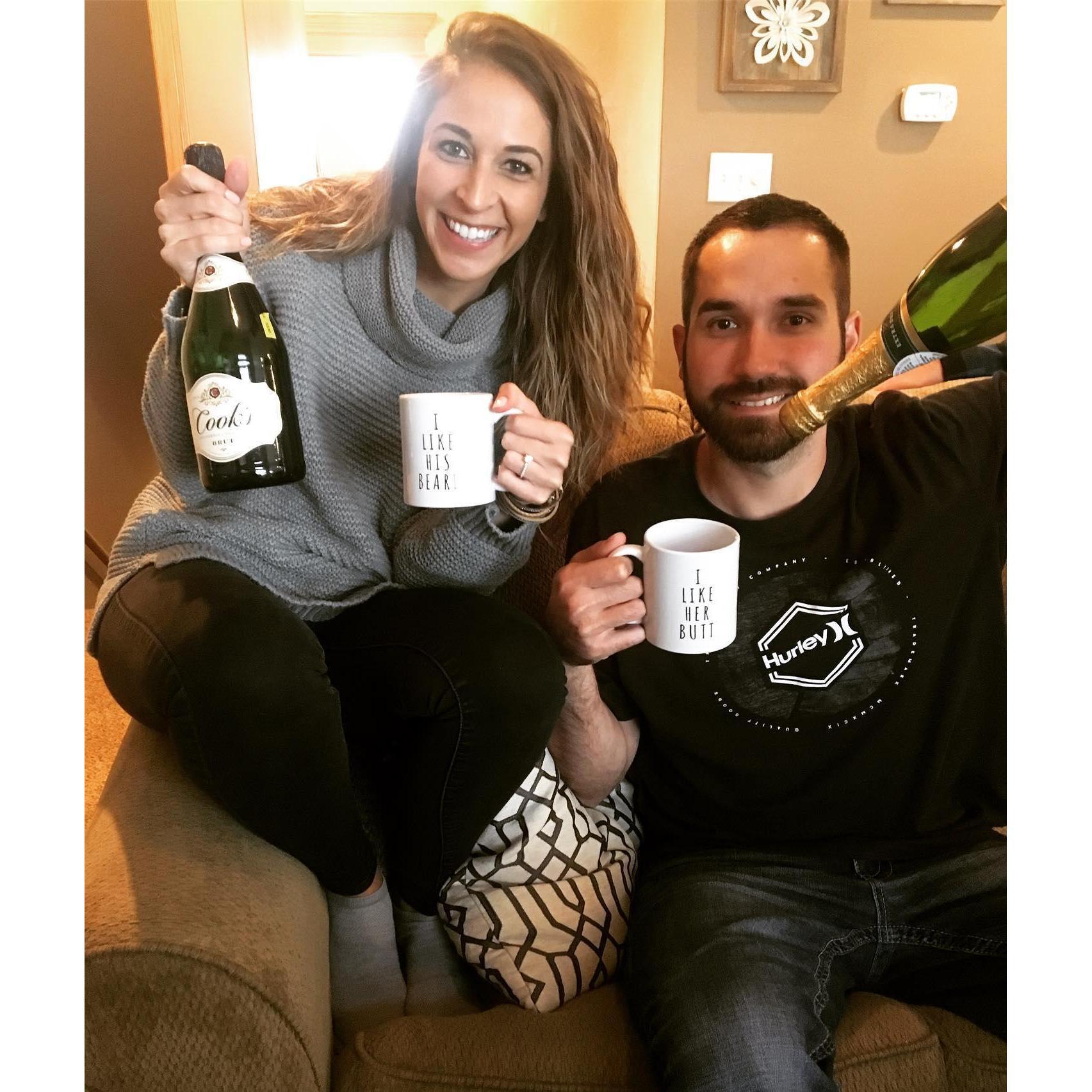 Celebrating our engagement!