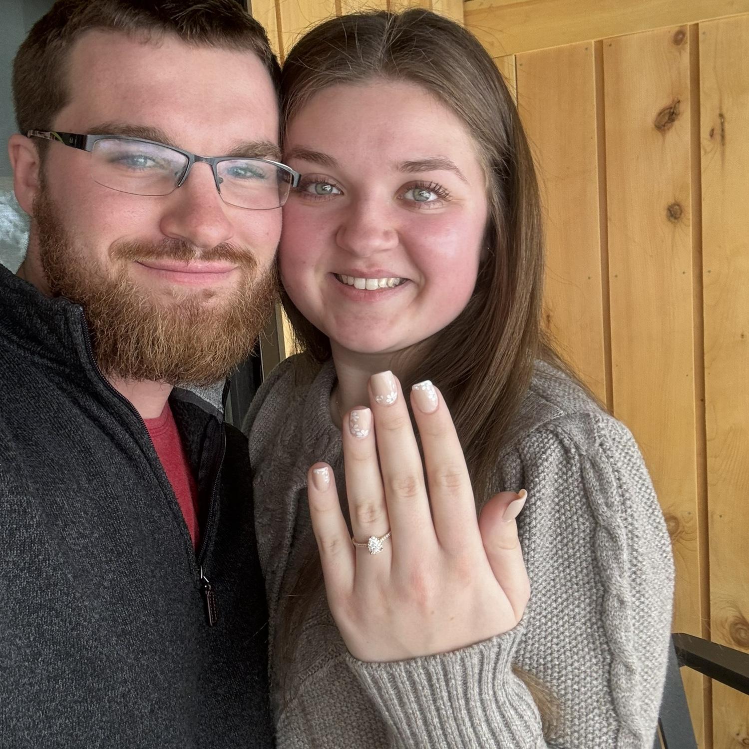 The weekend we got engaged!