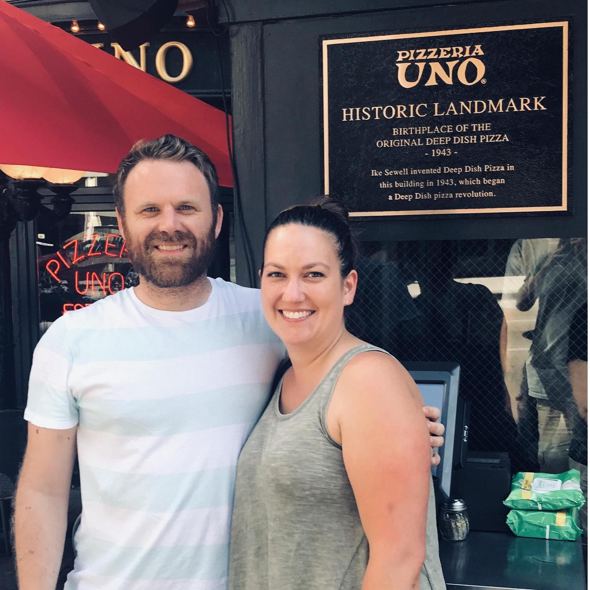 Summer 2018 family trip to Wisconsin/Chicago - Original Uno's