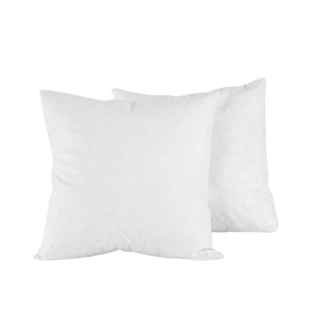 UNIKOME 2-Pack Feather & Down Pillow Inserts, 26X26 Euro Square