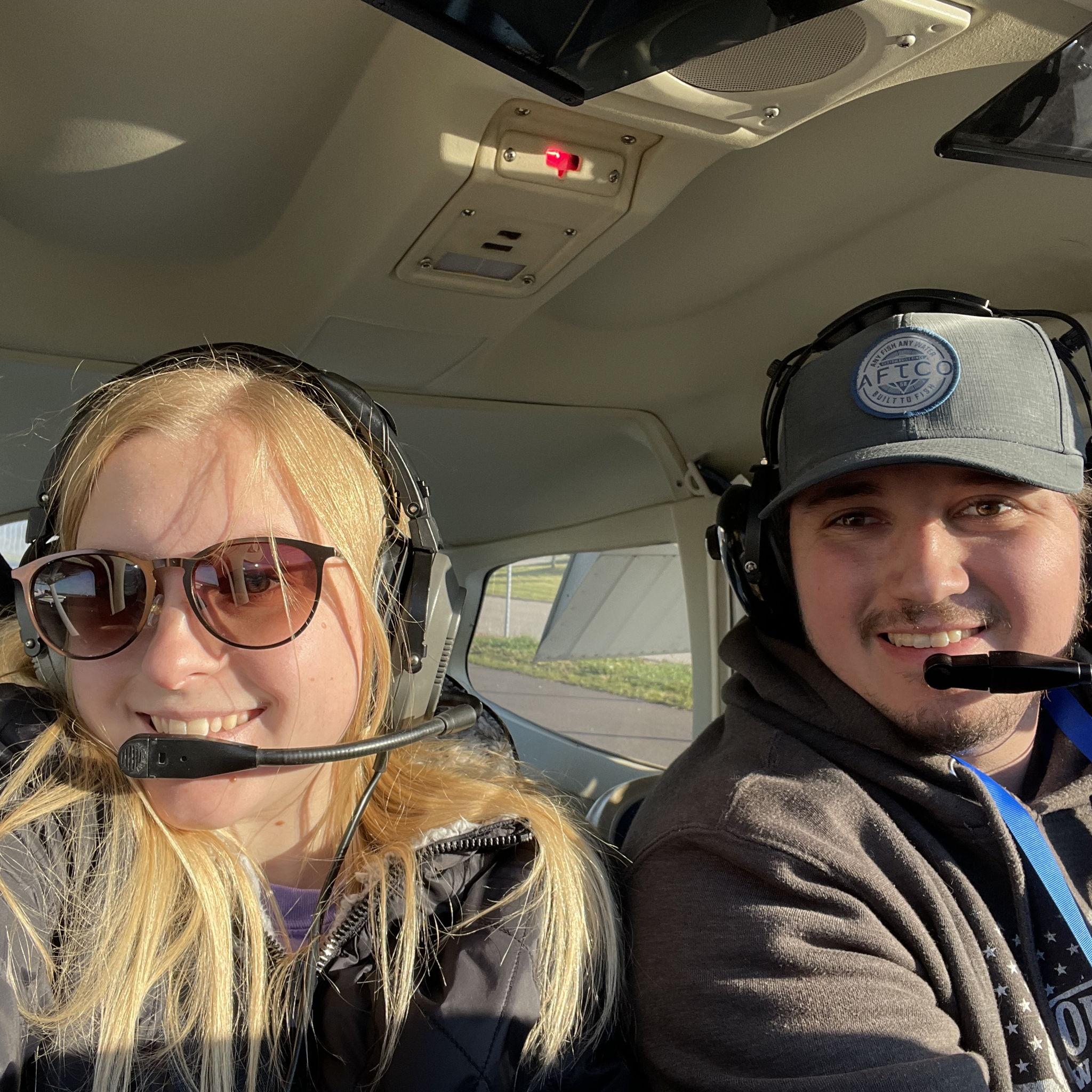 1st time Zach flew me!