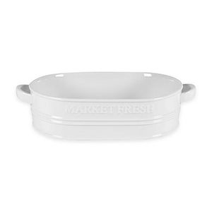 Everyday White®  by Fitz and Floyd® Bistro White "Market Fresh" Casserole