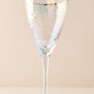 Lustered Wine Glass