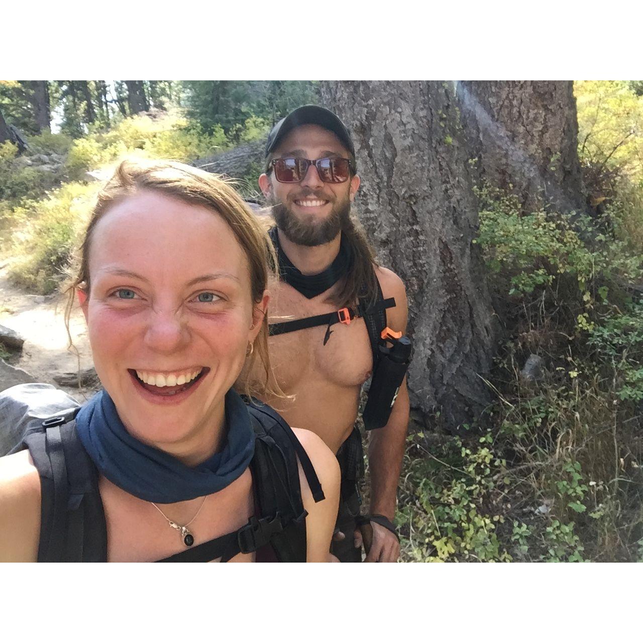 adventuring in the Sawtooths, ID