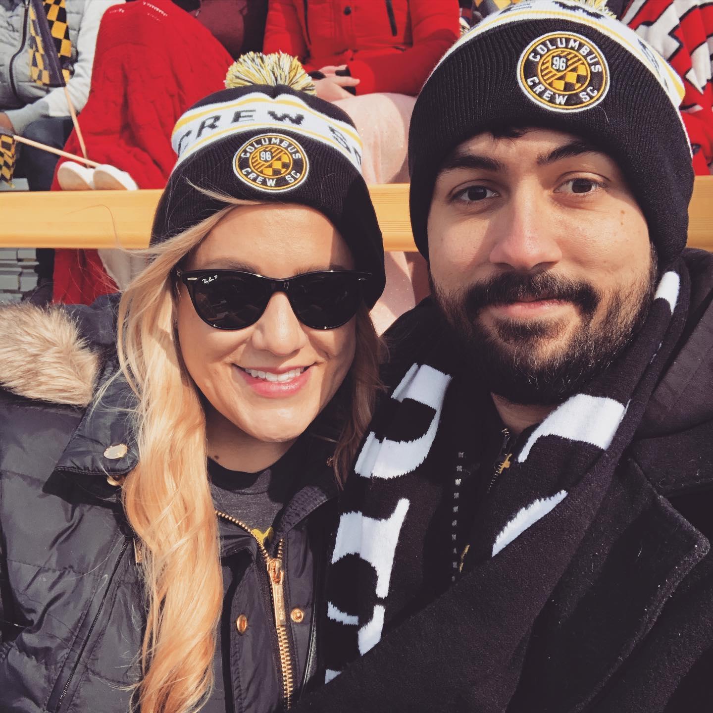 Our first Columbus Crew game together